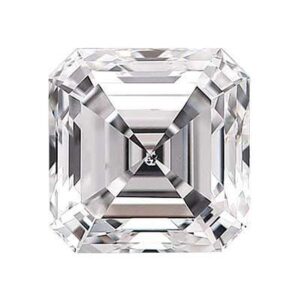 asscher-1 0.4 Carat Asscher Cut E Natural Diamond