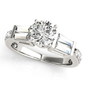 14k White Gold Engagement Rings