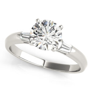 14k White Gold Engagement Rings