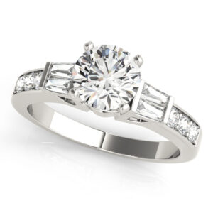 14k White Gold Engagement Rings
