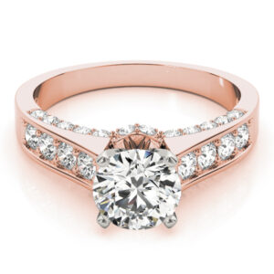50525-E.set_.alt1_-1 18k Rose Gold Single Row Engagement Rings