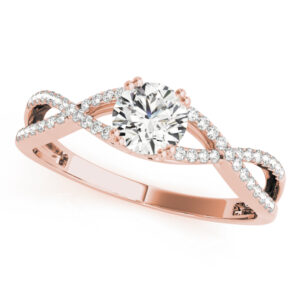 50547-E.alt1_-1 14k Rose Gold Multirow Round Engagement Rings