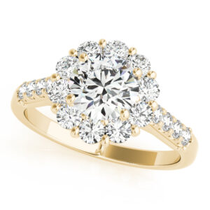 50584-E.alt_-1 18k Yellow Gold Halo Round Engagement Rings