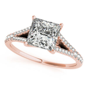 50660-E.alt1_-1 14k Rose Gold Multirow Princess Engagement Rings