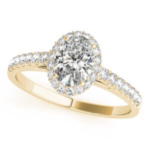 50917-E.alt_-2 18k Yellow Gold Halo Oval Engagement Rings