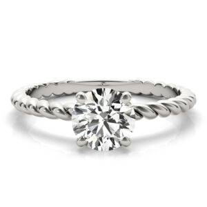 51144-E.angle_-1 14k White Gold Solitaire Round Engagement Rings