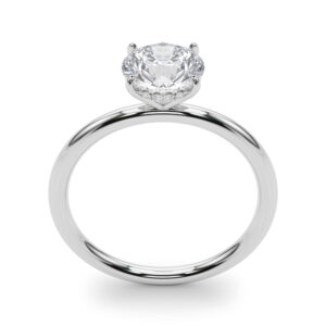 51159-E.ver_-1 14k White Gold Solitaire Round Engagement Rings