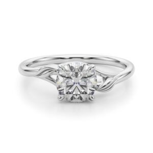 51172-E.angle_-1 14k White Gold Solitaire Round Engagement Rings