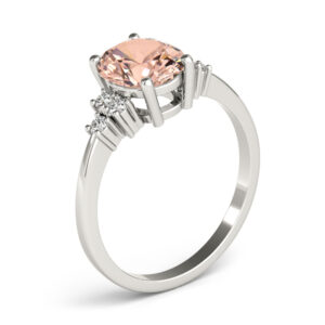 14k White Gold Solitaire Oval Engagement Rings