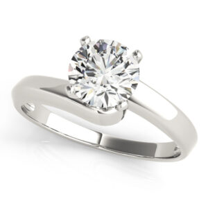 81206-2 14k White Gold Solitaire Engagement Rings