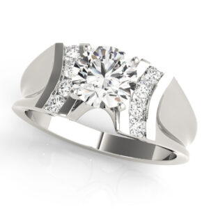 18k White Gold Engagement Rings