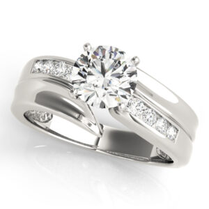 14k White Gold Engagement Rings