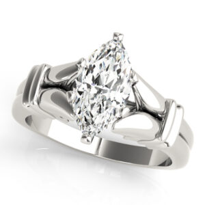 81880-2 14k White Gold Solitaire Engagement Rings