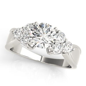 18k White Gold Engagement Rings