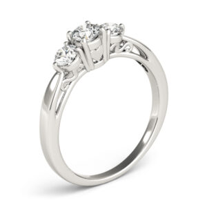 82394.ver_-1 14k White Gold Three Stone Round Engagement Rings