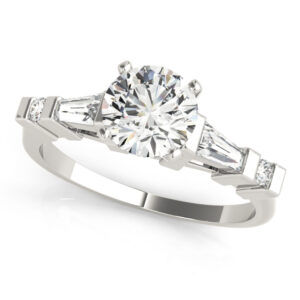 14k White Gold Engagement Rings