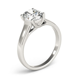 82653.ver_-2 14k White Gold Solitaire Oval Engagement Rings