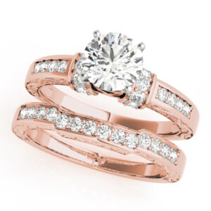 14k Rose Gold Vintage Engagement Rings