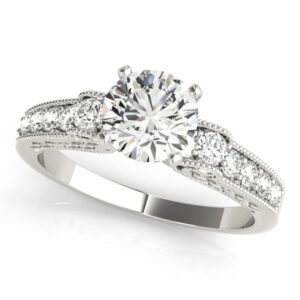 Platinum Vintage Engagement Rings