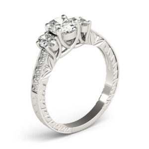 82818.ver_-1 14k White Gold Three Stone Oval Engagement Rings