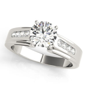 14k White Gold Engagement Rings