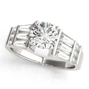 14k White Gold Engagement Rings