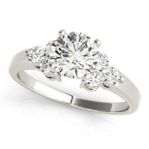 14k White Gold Engagement Rings