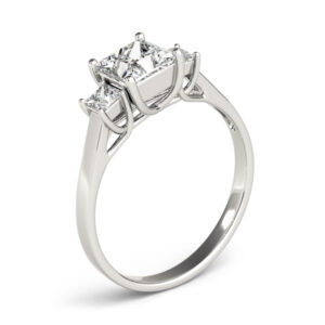 83476.ver_-1 14k White Gold Three Stone Princess Engagement Rings