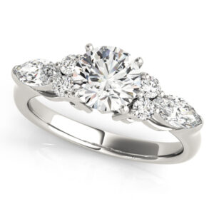 14k White Gold Engagement Rings