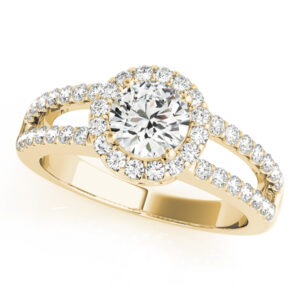 83493.alt_-1 14k Yellow Gold Halo Round Engagement Rings