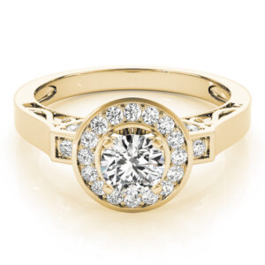 84039.set_.alt_-1 14k Yellow Gold Halo Engagement Rings