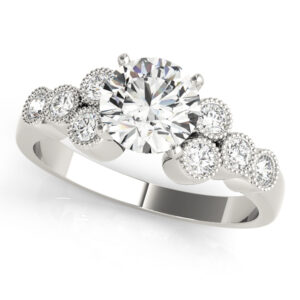 14k White Gold Engagement Rings