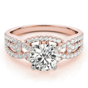 84278.set_.alt1_-1 18k Rose Gold Multirow Engagement Rings