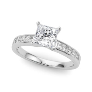 14k White Gold Engagement Rings