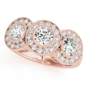 84448.alt1_-1 14k Rose Gold Three Stone Engagement Rings