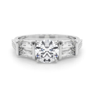 14k White Gold Engagement Rings