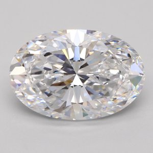 6.59 Carat Oval  Lab Diamond